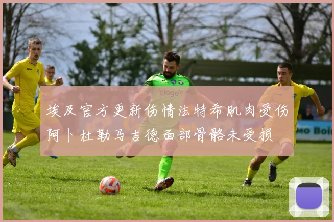 埃及官方更新伤情法特希肌肉受伤阿卜杜勒马吉德面部骨骼未受损